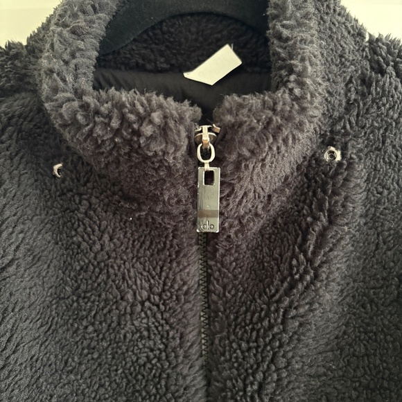 Alo Yoga Foxy Sherpa Jacket Black S - Picture 8 of 15